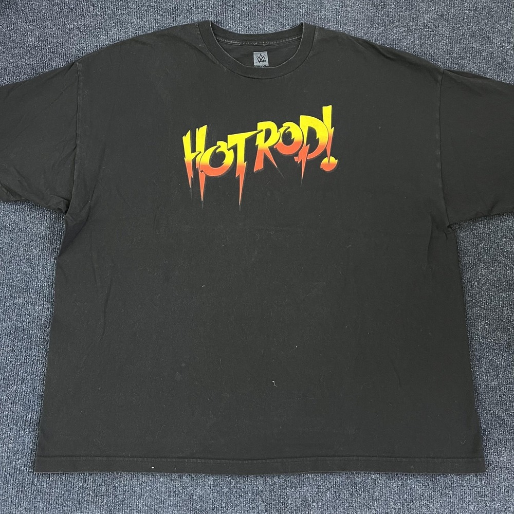 WWE Hot Rod Shirt Mens 3XL‎ Black Wrestling Rowdy Roddy Piper Graphic Tee Top